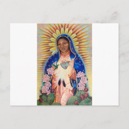 Virgin Mary - Dam i Guadalupe Vykort