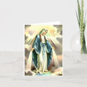 Virgin Mary, drottning av himmelkortet Tack Kort