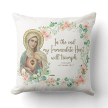 Virgin Mary Fatima Catholic Religiösa Blommigt