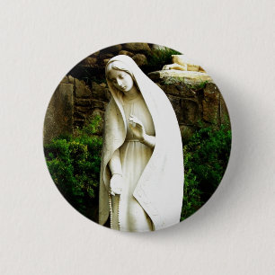 Virgin Mary Garden Statue Pin Knapp