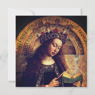 Virgin Mary - Ghent Altarbit från Jan van Eyck