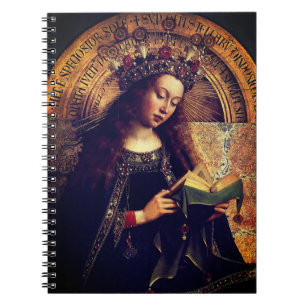 Virgin Mary - Ghent Altarbit från Jan van Eyck Anteckningsbok