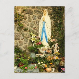 Virgin Mary grotto Vykort