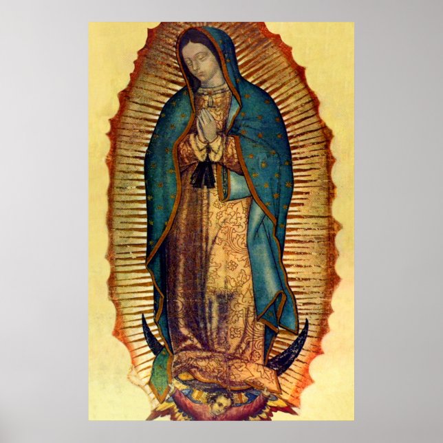 Virgin Mary Guadalupe Tilma Fullt Image Poster (Framsidan)