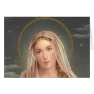 VIRGIN MARY HÄLSNINGSKORT