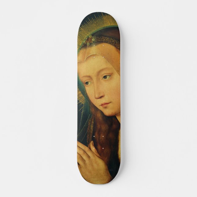 Virgin Mary i bön Mini Skateboard Bräda 18,5 Cm (Framsida)