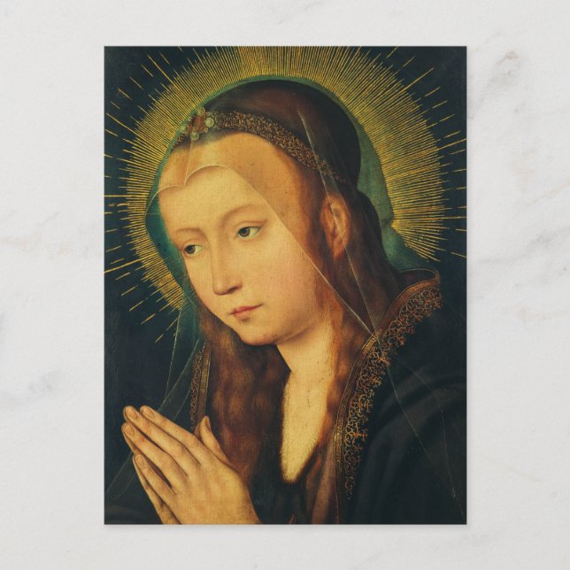 Virgin Mary i bön Vykort (Framsida)