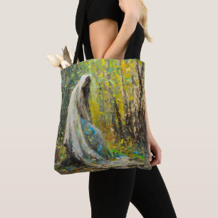 Virgin Mary i Forest Impressionism Tygkasse