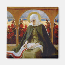 Virgin Mary i Ro Garden (Albert Edelfilt) Magnet