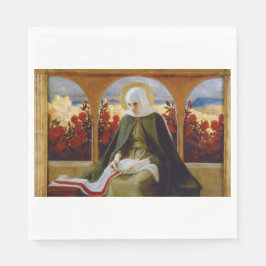Virgin Mary i Ro Garden (Albert Edelfilt) Pappersservett