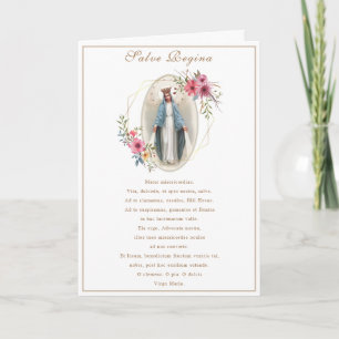 Virgin Mary Jesus Catholik Prayer Religiösa Kort
