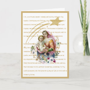 Virgin Mary Jesus Consecration Prayer Religiösa Kort