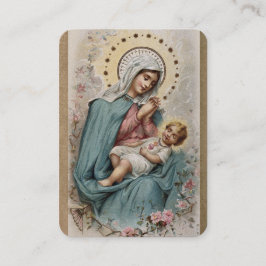 Virgin Mary Jesus katolska Consecration Prayer Placeringskort