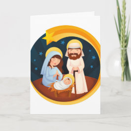 Virgin Mary Jesus Nativitetjul Helgkort