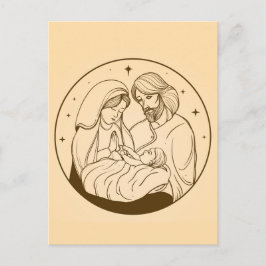 Virgin Mary Jesus Nativitetjul Vykort