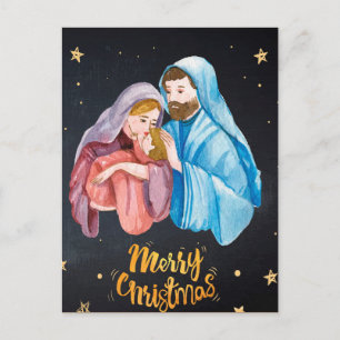 Virgin Mary Jesus Nativitetjul Vykort