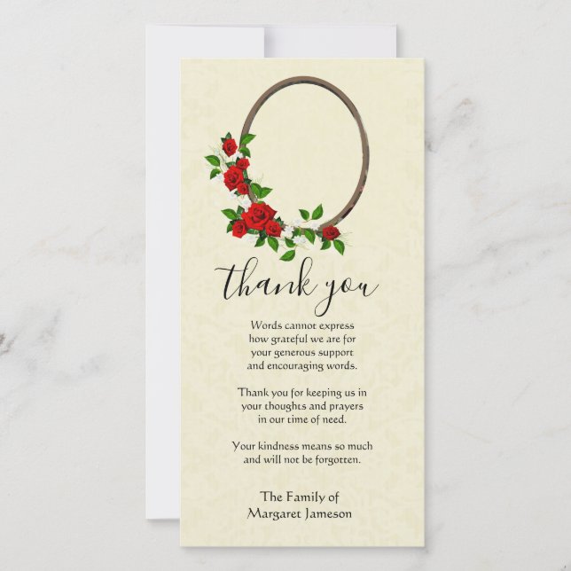 Virgin Mary Jesus Religiösa kondoleans Tack Kort (Framsida)