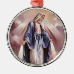 VIRGIN MARY JULGRANSPRYDNAD METALL