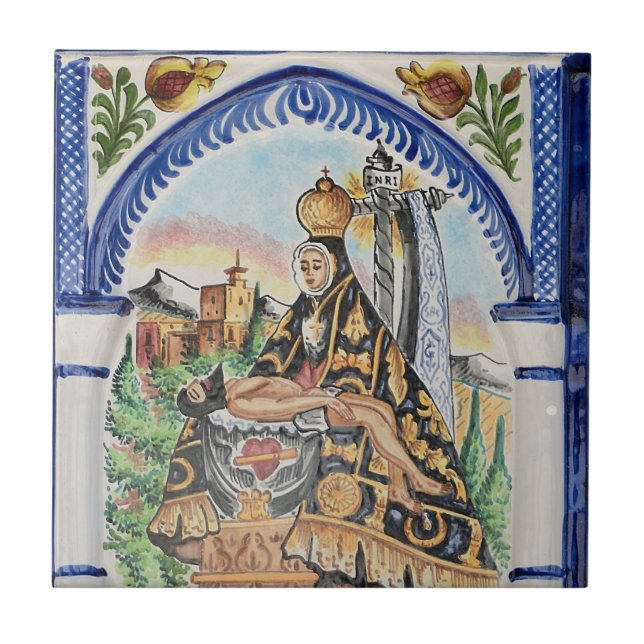 Virgin Mary Kakelplatta (Framsidan)