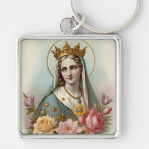 Virgin Mary Keychain