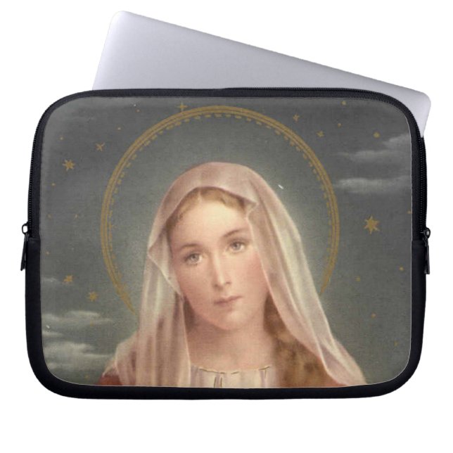 VIRGIN MARY LAPTOP SLEEVE (Framsidan)