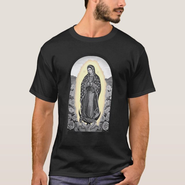 Virgin Mary Matching Quantum Sneaker Ash Sneaker M T Shirt (Framsida)