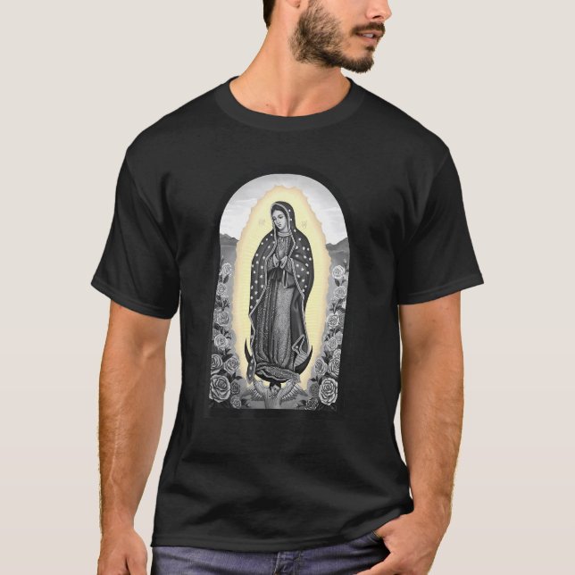 Virgin Mary Matching Quantum Sneaker Ash Sneaker M T Shirt (Framsida)