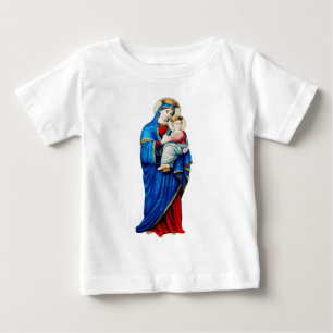 Virgin Mary med Baby Jesus T Shirt