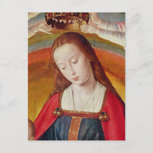 Virgin Mary med hennes Krona Vykort