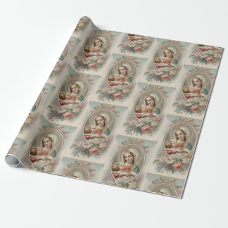 Virgin Mary med Jesus Child Gift Wrapping Papper Presentpapper