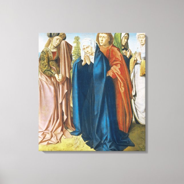Virgin Mary med St John Evangelist Canvastryck (Framsida)