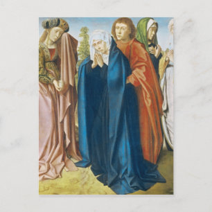 Virgin Mary med St John Evangelist Vykort
