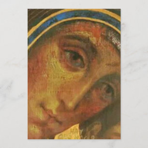 Virgin Mary Neocatechumenal Way Inbjudningar