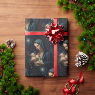 Virgin Mary och Baby Jesus Nativitet Presentpapper