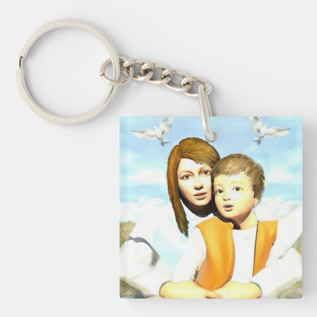 Virgin Mary och Child Jesus (Framsidan)