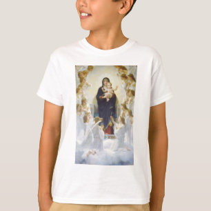Virgin Mary och Jesus med änglar Tröja