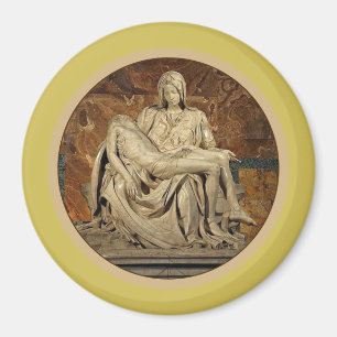 Virgin Mary och Kristus Pietà av Michelangelo Magnet
