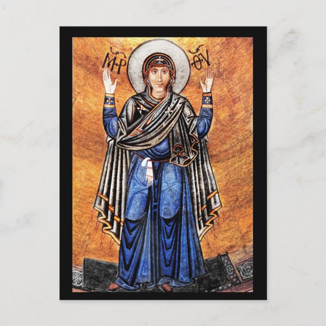 Virgin Mary Oran Vykort (Framsida)