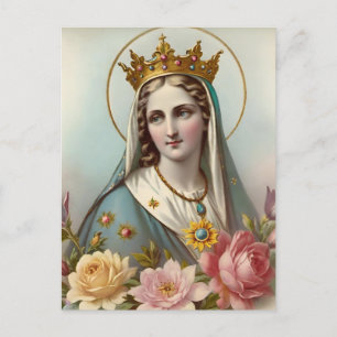 Virgin Mary Postcard Vykort