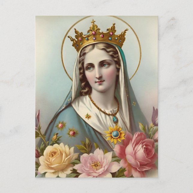 Virgin Mary Postcard Vykort (Framsida)
