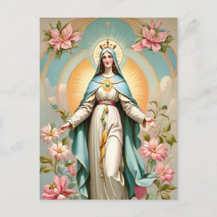 Virgin Mary Postcard Vykort