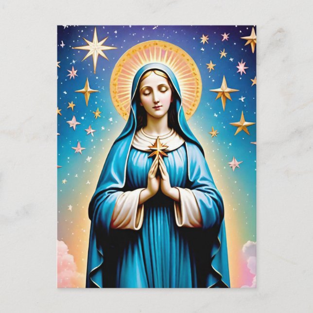 Virgin Mary Postcard Vykort (Framsida)