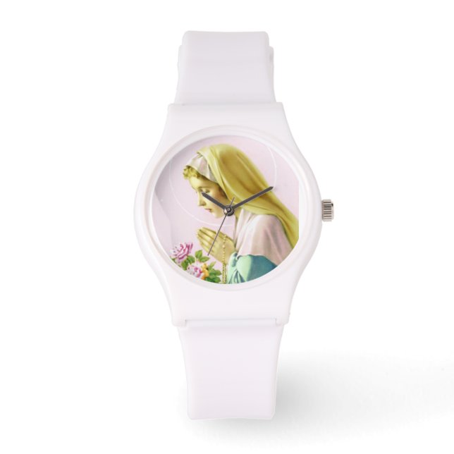 Virgin Mary Prayer Watch Watch Armbandsur (Framsida)