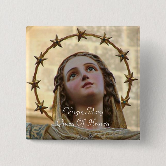 Virgin Mary Queen of Heaven Knapp (Framsida)