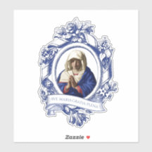 Virgin Mary Religiösa Hail Mary på latin