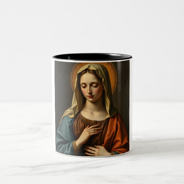 Virgin Mary Renaissance Stil Coffee Mugg (Center)