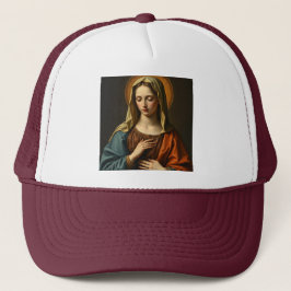 Virgin Mary Renaissance Stil Truckerkeps