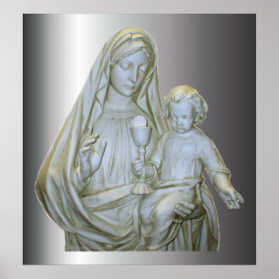 Virgin Mary Skriv ut Poster