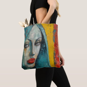 Virgin Mary Street Art Tygkasse