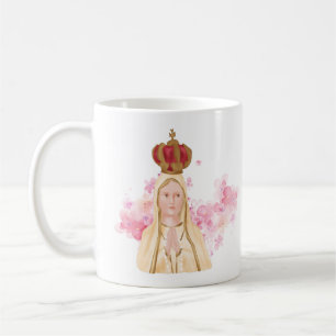 Virgin Mary - Vår Dam Fatima - Christian Kaffemugg